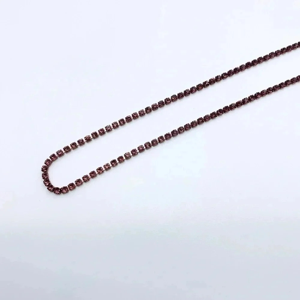 Cubic Zirconia Choker Delicate Necklace